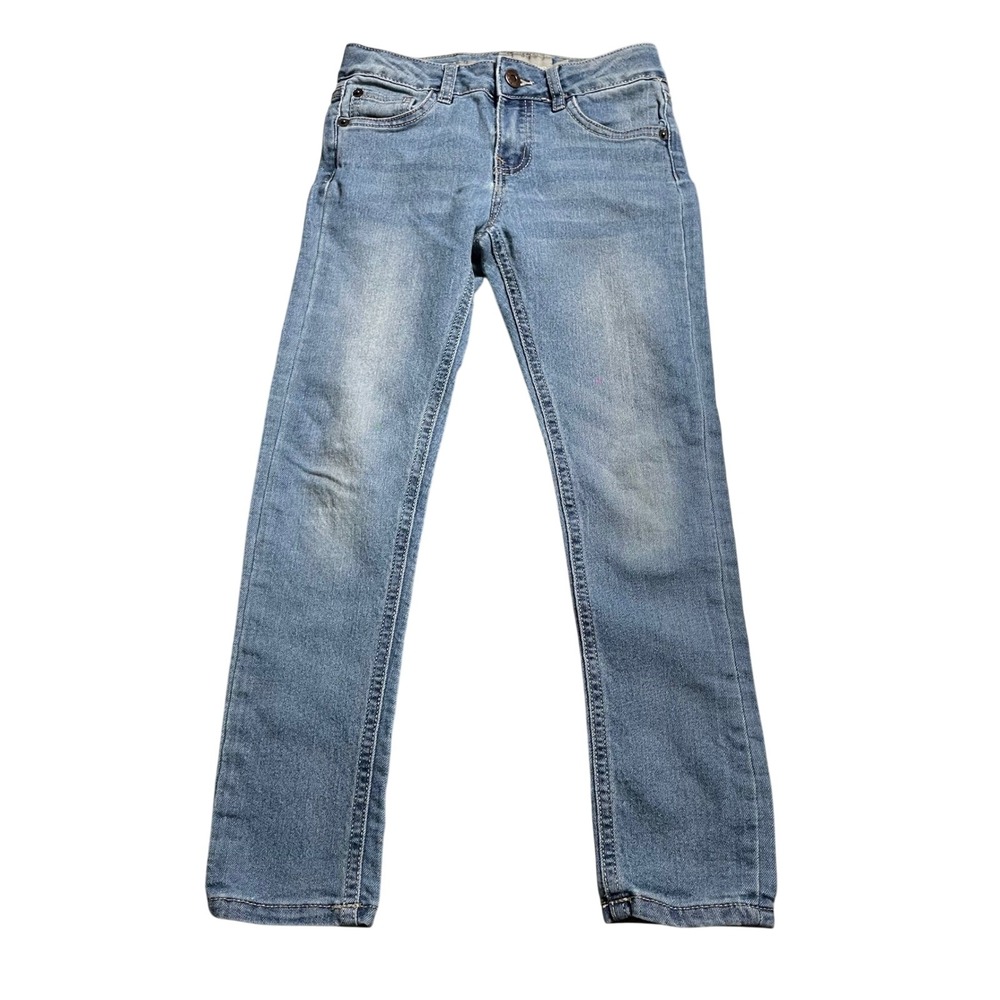Lucky Brand Zoe Skinny Jeans Adjustable Waist Denim Blue Girls Size‎ 8